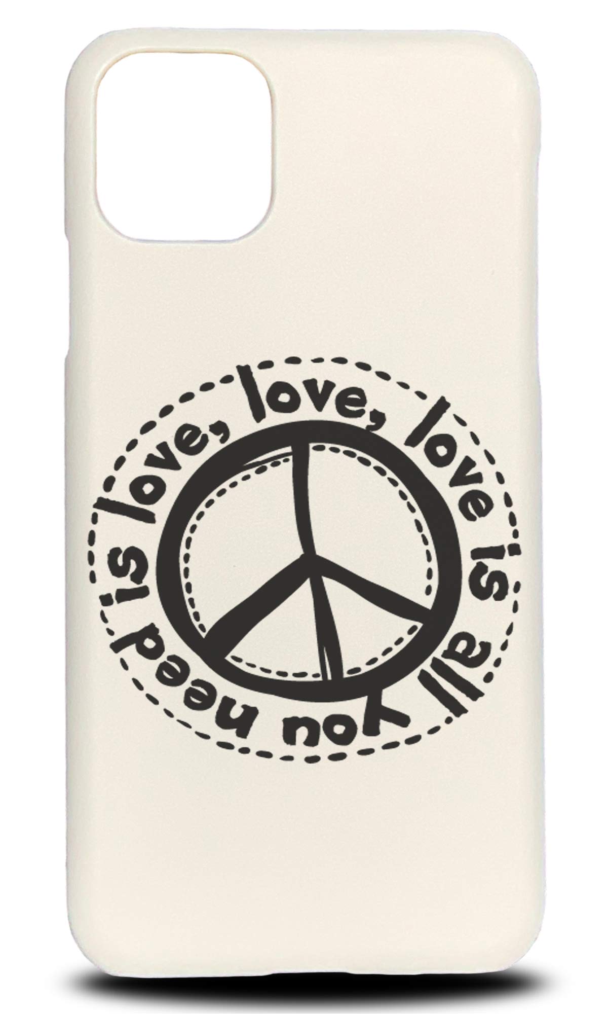 Peace Love Quotes 2 Hard Phone Case Cover for Apple iPhone 11 Pro Max
