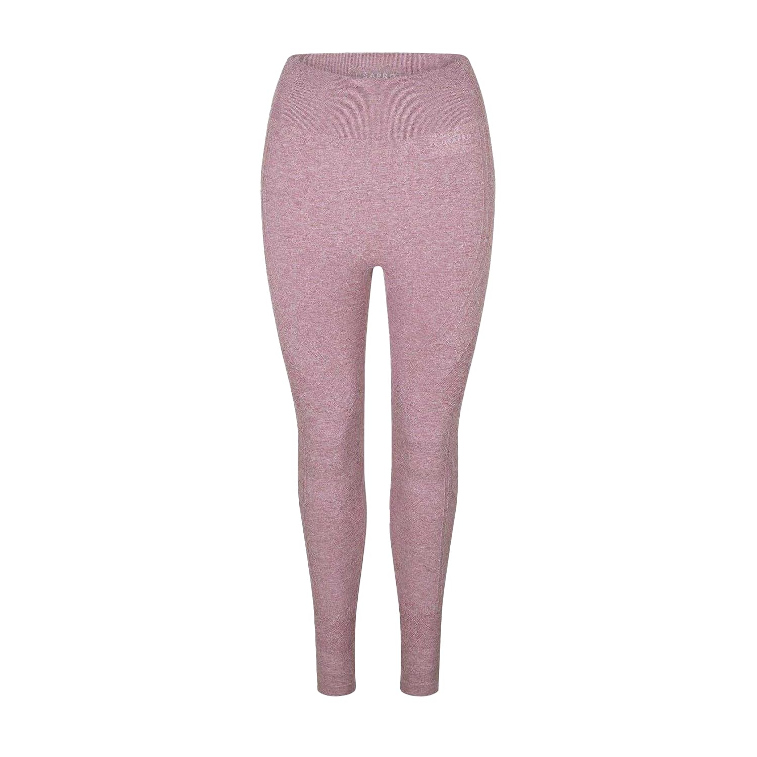 Usa Pro Women's Light Pink High Rise Seamless Tights 10
