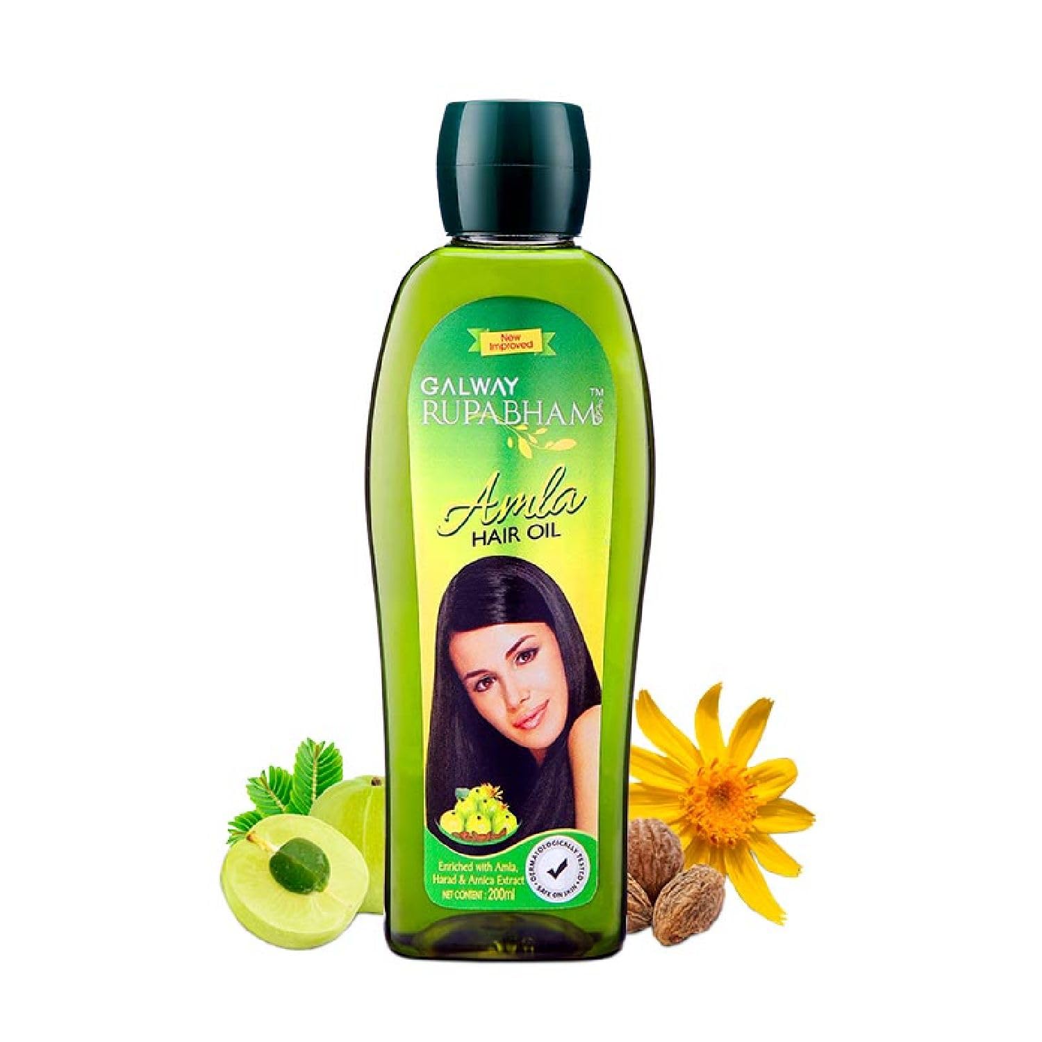 Galway Rupabham™ Amla Hair Oil, Enriched with Harad and Arnica Extract, Lightweight, Prevents Hair Fall, 200ml-image-4