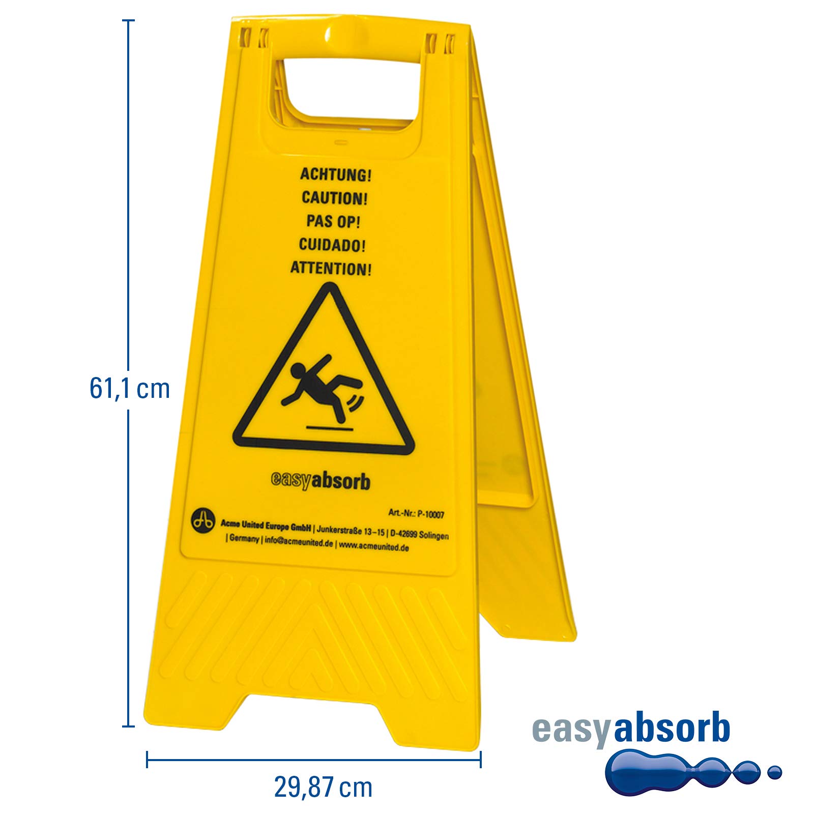 Cartello Avvertenza Radiazioni Zona Controllata – Vsafety 6 A065bp-s, 600x200 Mm, Adesivo In Vinile, Nero/Giallo, Conforme EN ISO 7010