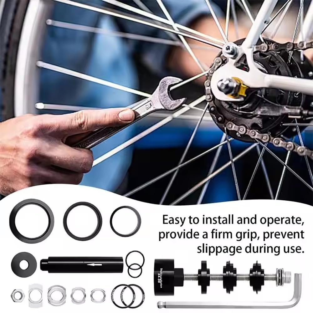 NEWFUN Extractor Rodamientos Bicicleta, Kit de Parte Inferior de Bicicleta, Kit Herramientas Bicicleta, para Montar y Desmontar el Pedalier BB86/30/92/PF30, Pedalier de Bicicleta
