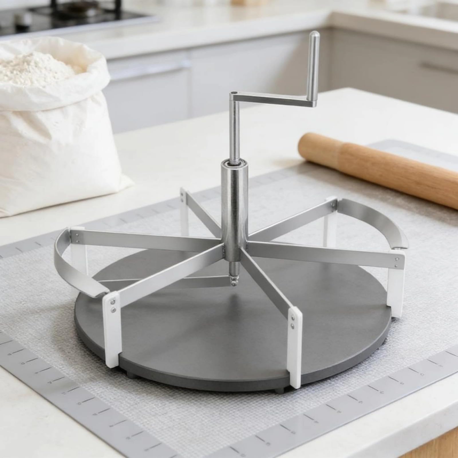 Raschietto per pancake rotanti multiuso per dolci fatti in casa e rotoli uova con finiture lisce antiaderenti Spalmatore per crepes rotante professionale