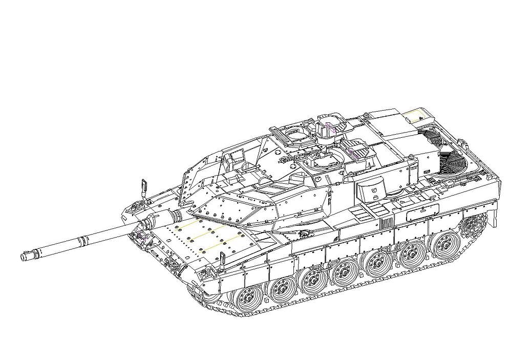 Trumpeter 1:72 - Leopard 2A6EX MBT