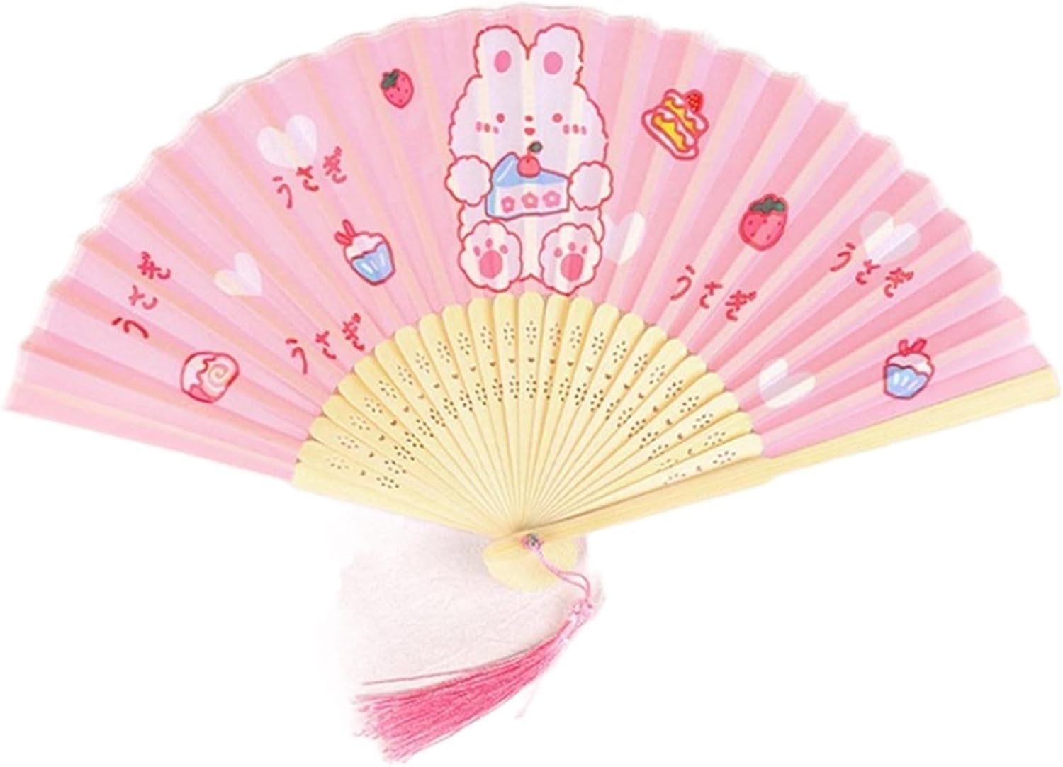 EGGPOD Hand Fan Folding Summer Cute Cartoon Small Folding Hand Fan Children Student