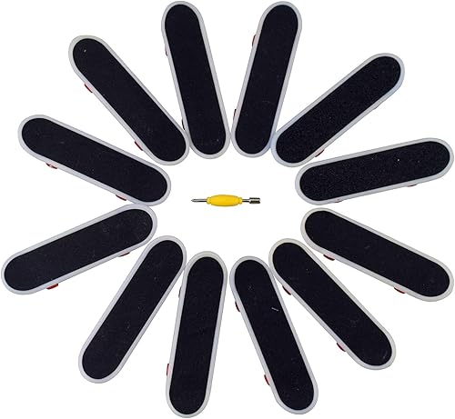 Miniatura 6 de Patinetas de juguete de dedo 12 uds. Scooter creativo de la yema del dedo de aleación de los dedos Juguetes deportivos Intelectuales Juguetes