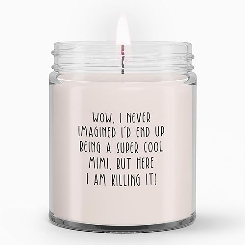 Miniatura 5 de LaPomme Nama Candle, Great Grandparent Gifts New Grandma Gift Vanilla Scented Candles 9Oz