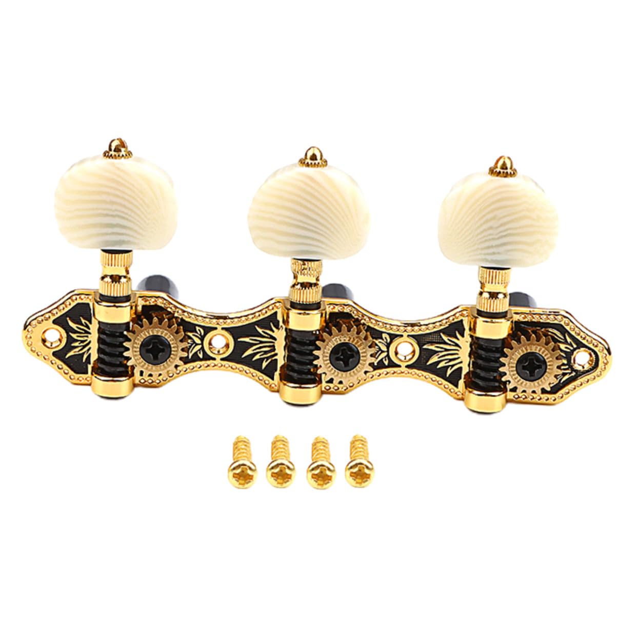 Goldfarbene Klassische Gitarrenstimmwirbel Präzise und Langlebige Gitarren-stimmmechaniken Kompatibel mit Akustischen und Elektrischen Gitarren Einfach zu Bedienen für Gitarristen