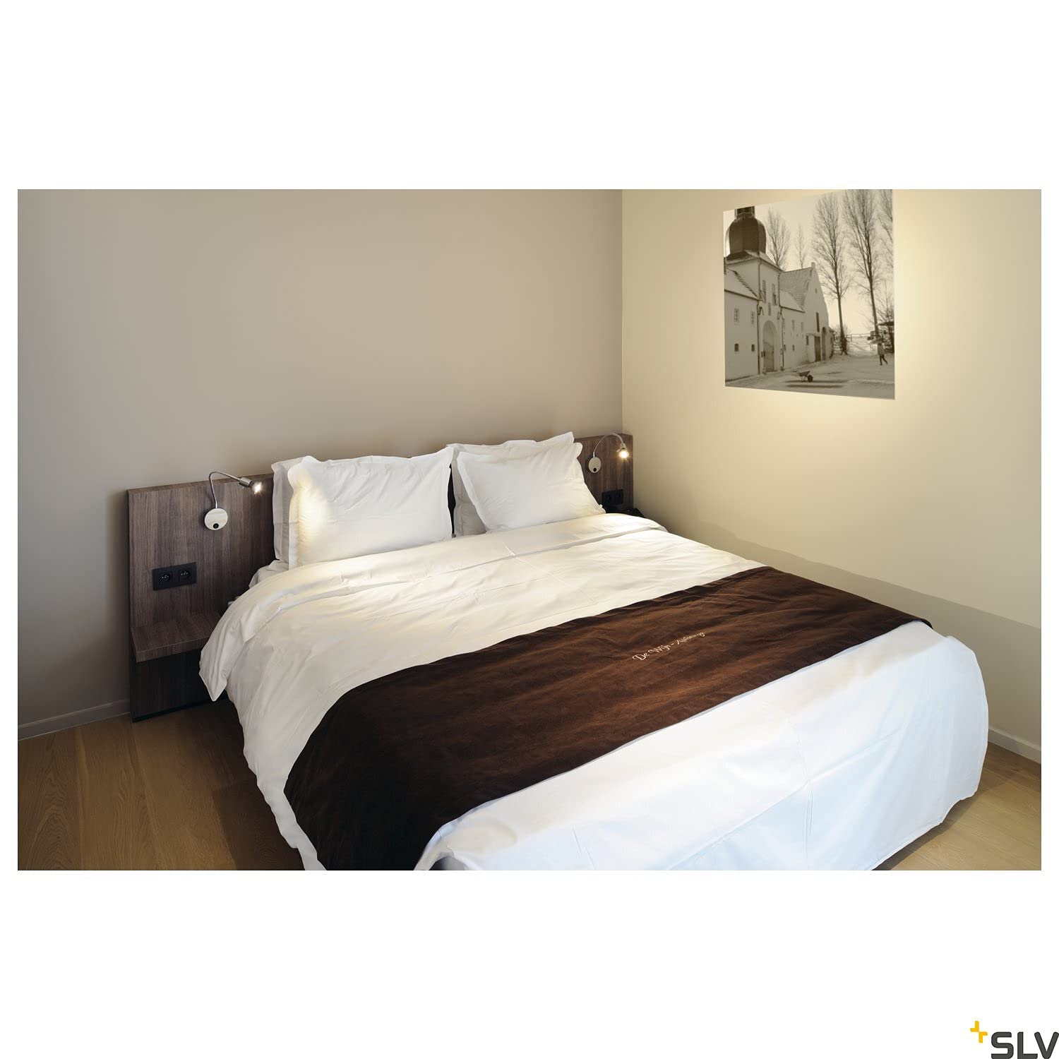 SLV DIO FLEX PLATE Wandaufbauleuchte GU10 IP20 50W chrom