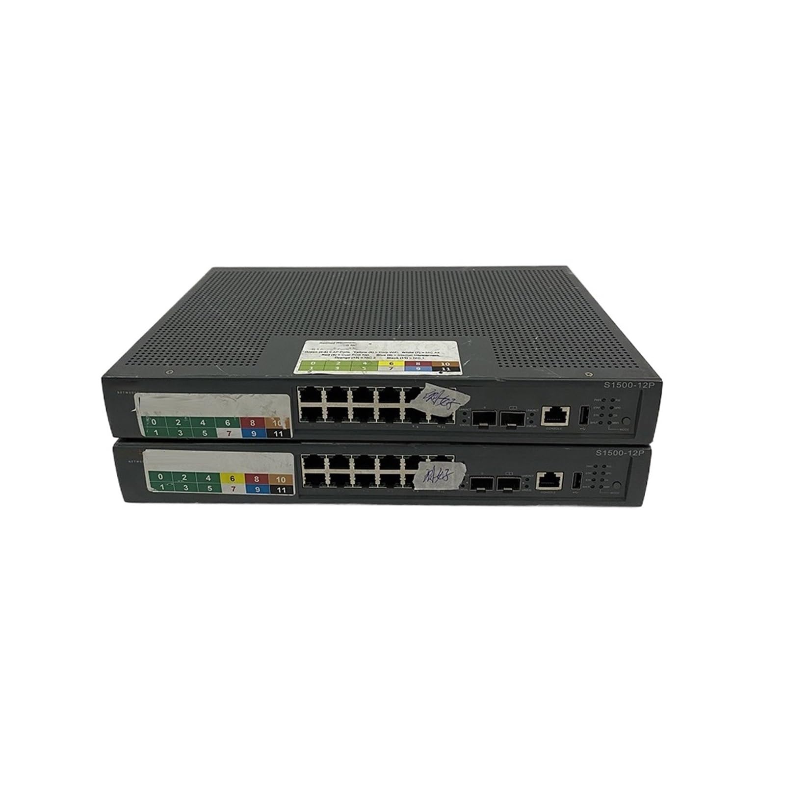 KSZHZYMGX 1pcs 1500-12P 12 port power supply switch 2-port optical port