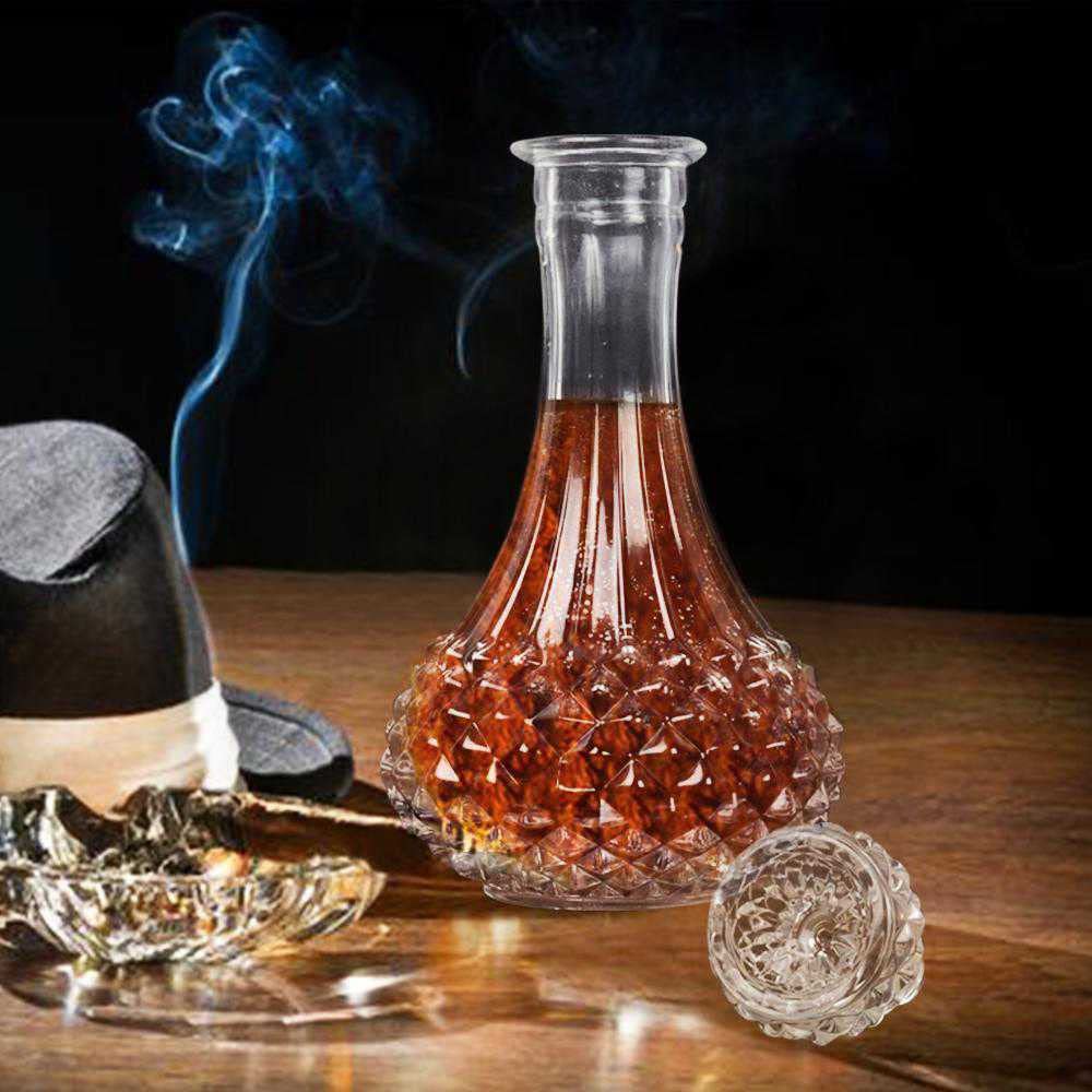 Mivana Elegant Whiskey Decanter Set with Glass 7 pc for Men & Women, 1000 Ml Whiskey Crystal Liquor Drinking Decanter Gift for Alcohol Lover (MV-08) 3