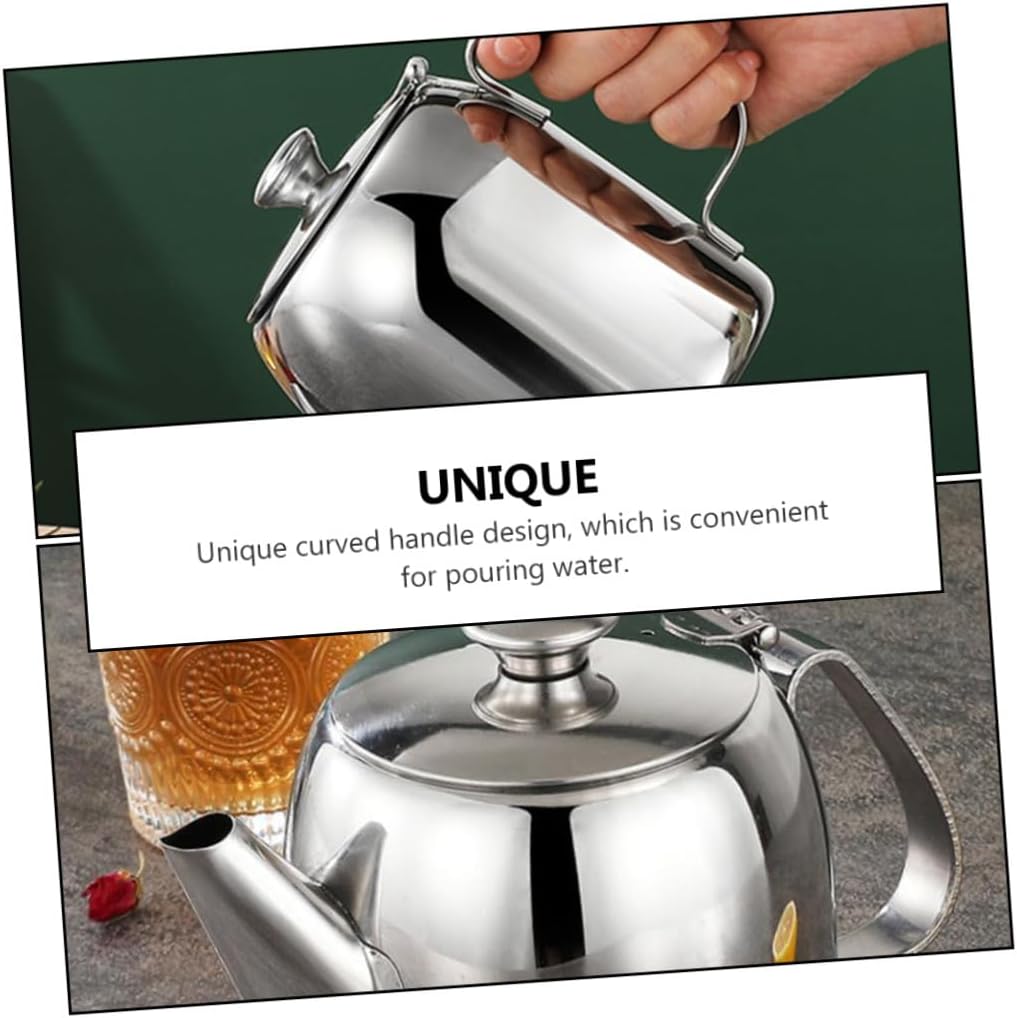 Practical Teakettle Household Water Kettle Steel Pot Tea Pots for Tea Party