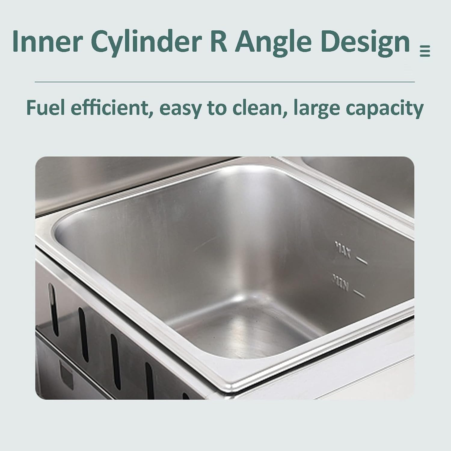 Friggitrice professionale a gas con serbatoio in acciaio inox, 10 l x 2, cottura efficiente, ideale per ristoranti di famiglia, include 2 cestelli