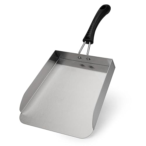 Stanbroil Stainless Steel Griddle Mover Smash Burger Food Shovel Grill Spatula Great for Stir Fry and Move Food, 13"