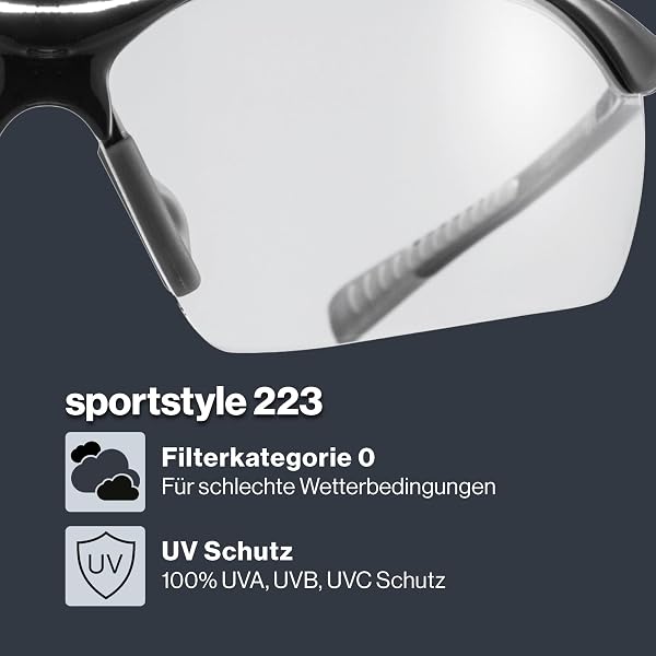 Uvex Unisex Uvex Sportstyle 223 Sportbrille (1er Pack) - 2