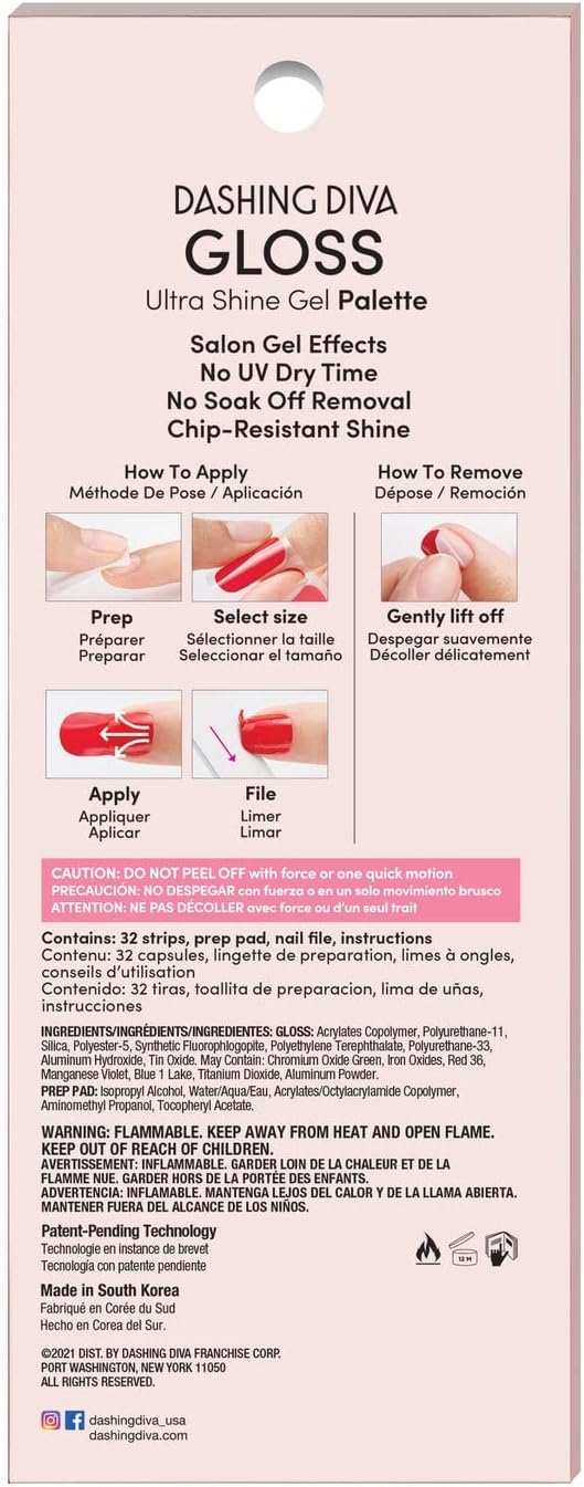 Dashing Diva Gloss Ultra Shine Gel Strips Inside Edition thumbnail 2