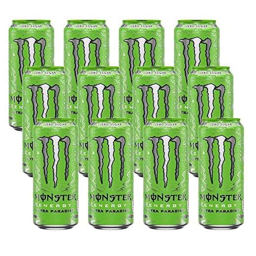 Monster Energy Lot de 12 boissons Ultra Paradise 500 ml