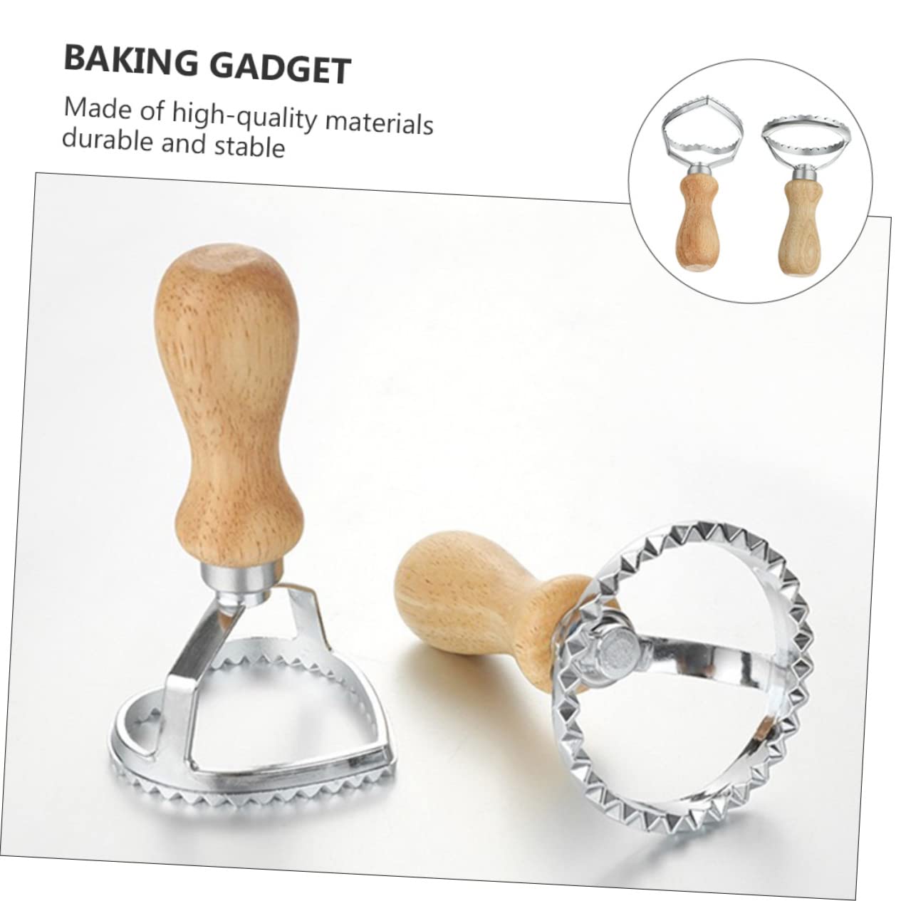Alipis 4 Stück Keksform aus Legierung mit Verschiedenen Formen für Einfaches Zeitsparendes Backen von Keksen und Teigtaschen Zuhause
