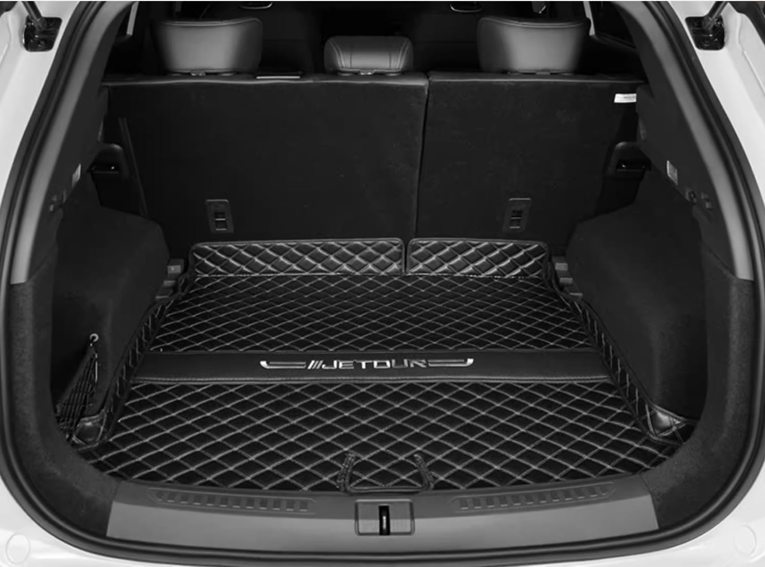 Trunk Liner Cargo Mat for Jetour Dashing 2023 2024 2025 - All-Weather Floor Mats - Auto Accessories TPE TPO - Easy to Clean (Black)