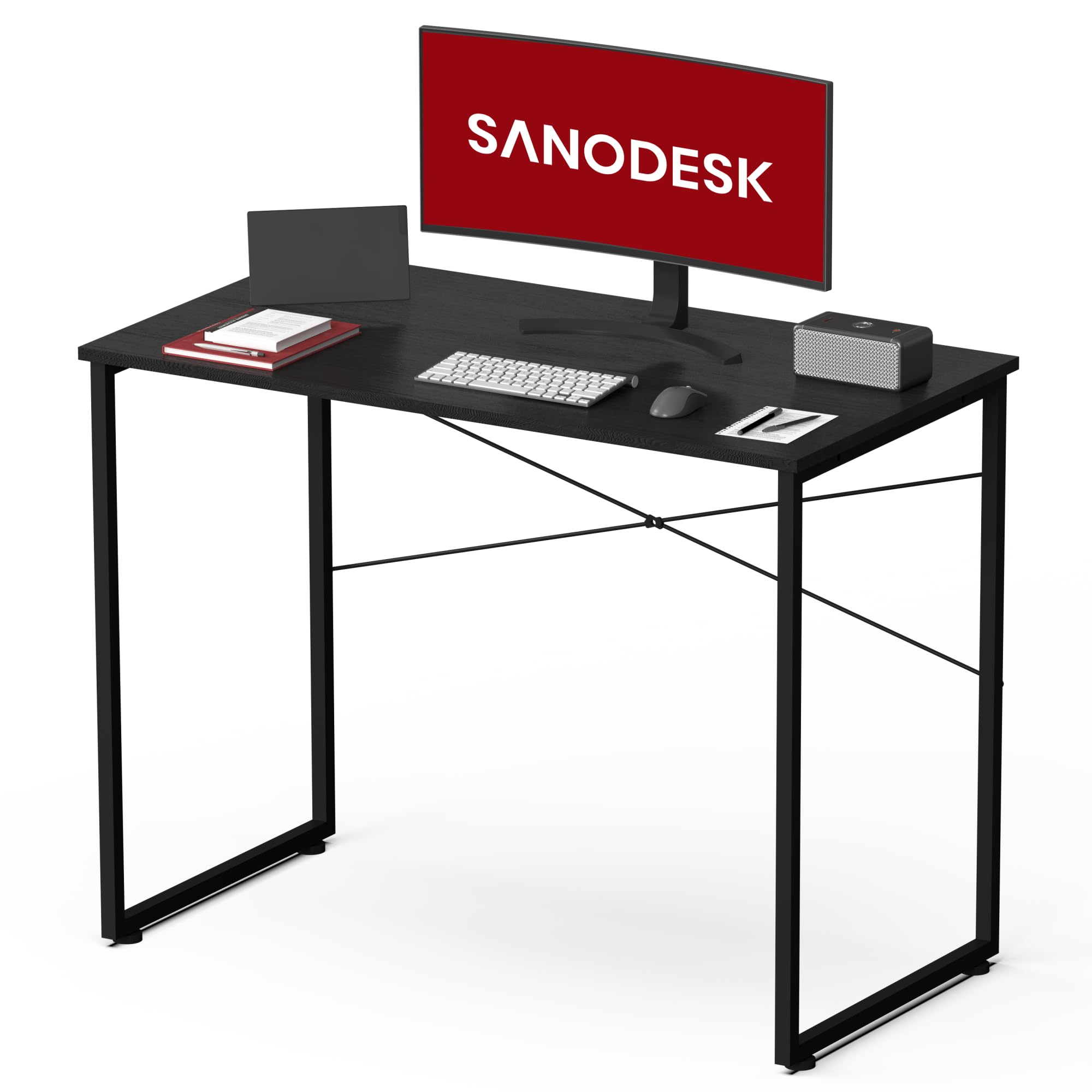 Amazon | SANODESK デスク パソコンデスク 幅120X奥行き50X高さ72cm