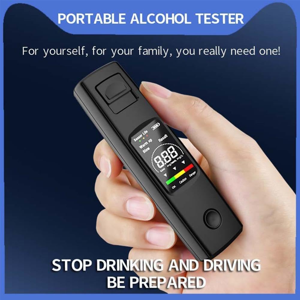 Alcoholímetro profesional de sensibilidad, alcoholímetro de carga, sin contacto, alcoholímetro portátil tipo X3M0