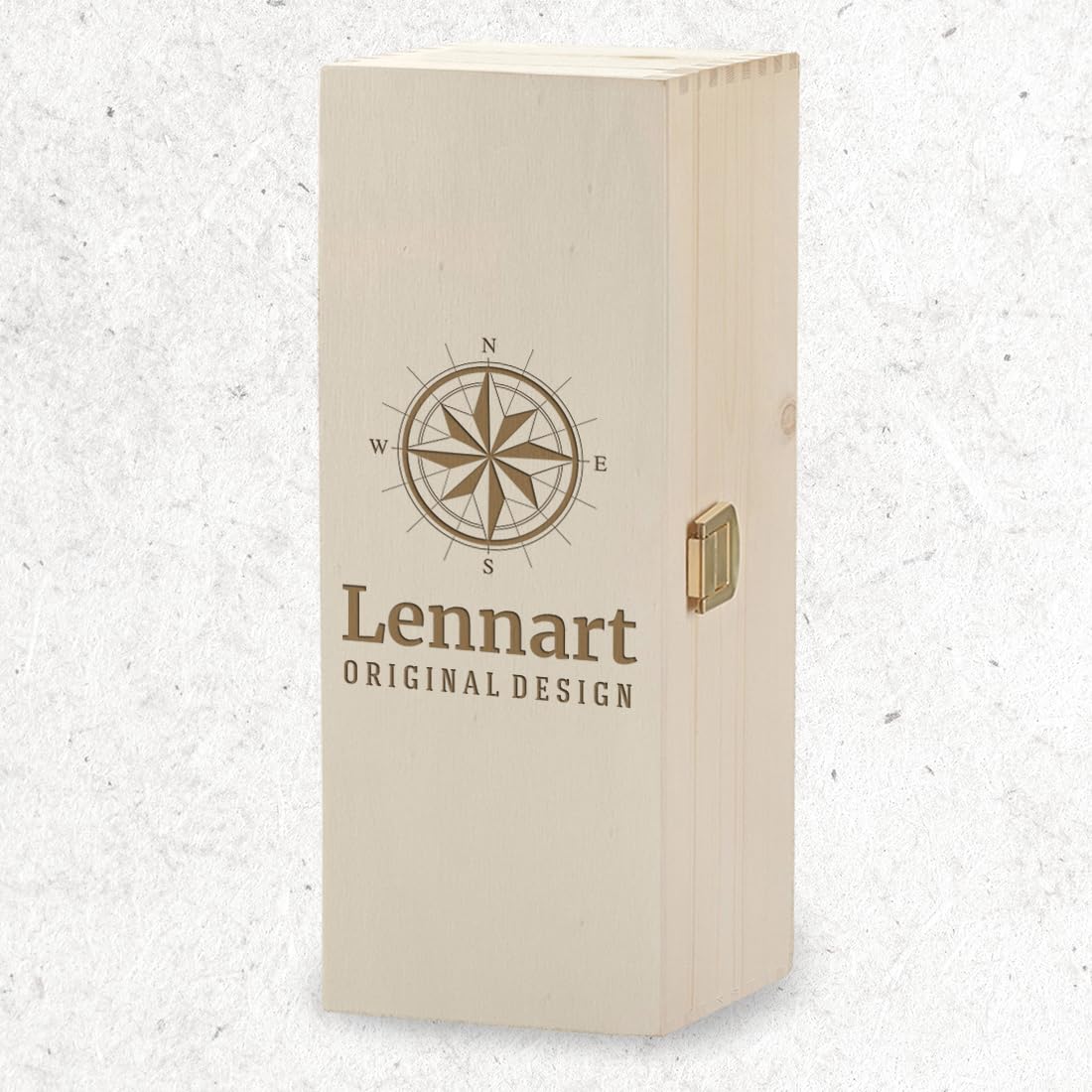 Set Regalo Boccale Da Birra 500 Ml Con Scatola In Legno Incisa - Regalo Personalizzato Per Uomo - Compleanno, Festa Del Papà - 4