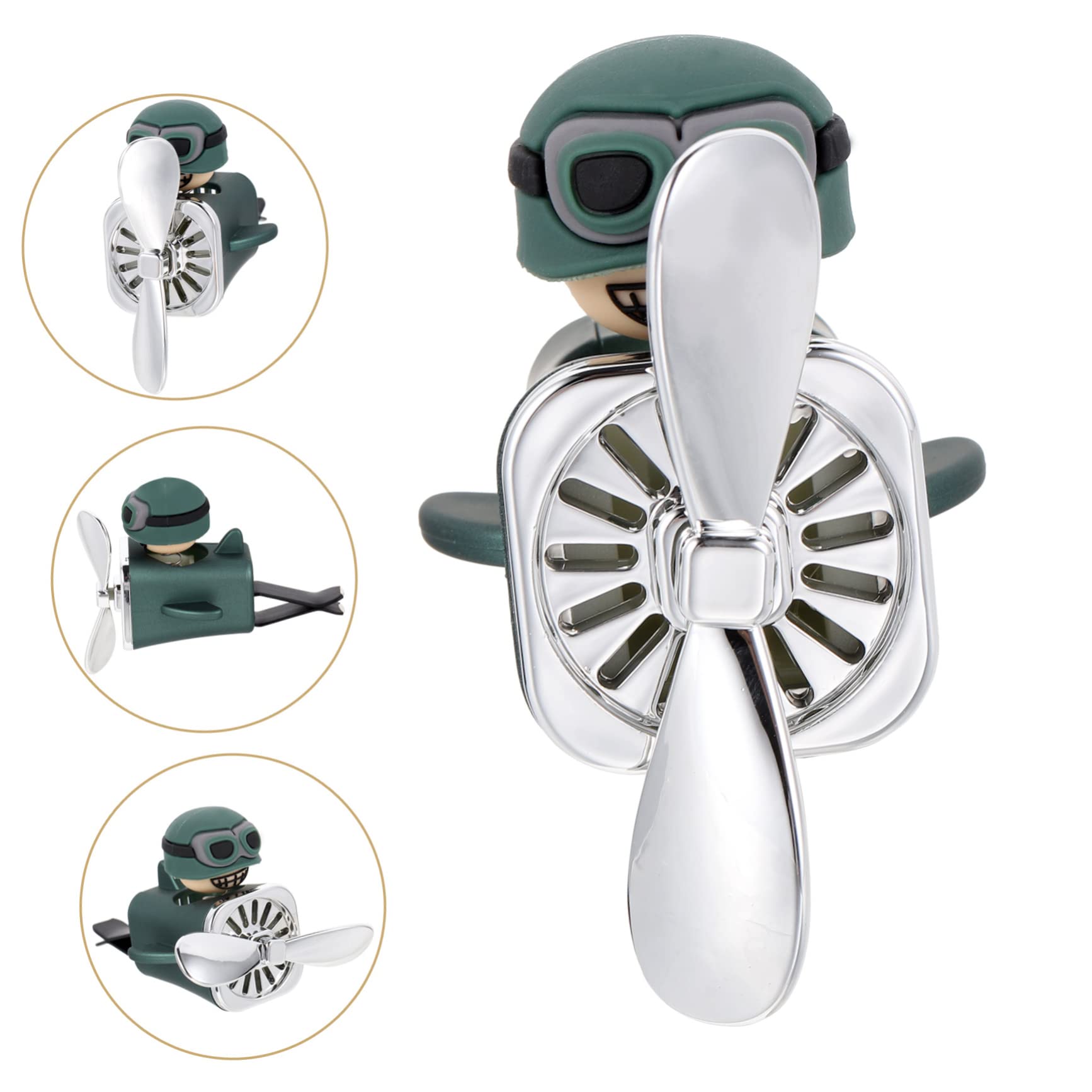 SOLUSTRE 4pezzi Clip Per Auto Decorazione Ventilazione Con Fragranza Design Chic e Facile Installazione Per Famiglia e Amici Di Profumi Inclusi