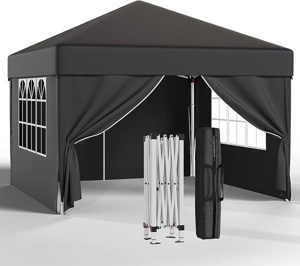 JUMMICO Tonnelle Pliante Imperméable 3x3