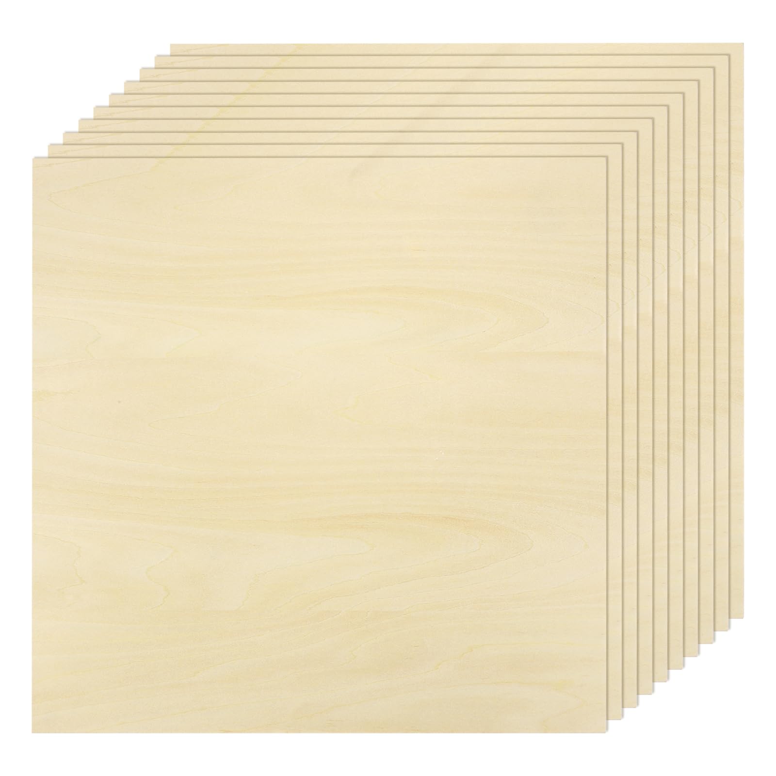 Contreplaqué brut en tilleul 15x15 cm idéal pour peinture et découpe