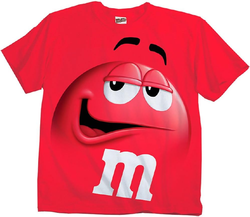 M&M M&M's Candy Silly Character Face T-Shirt Tee Adult