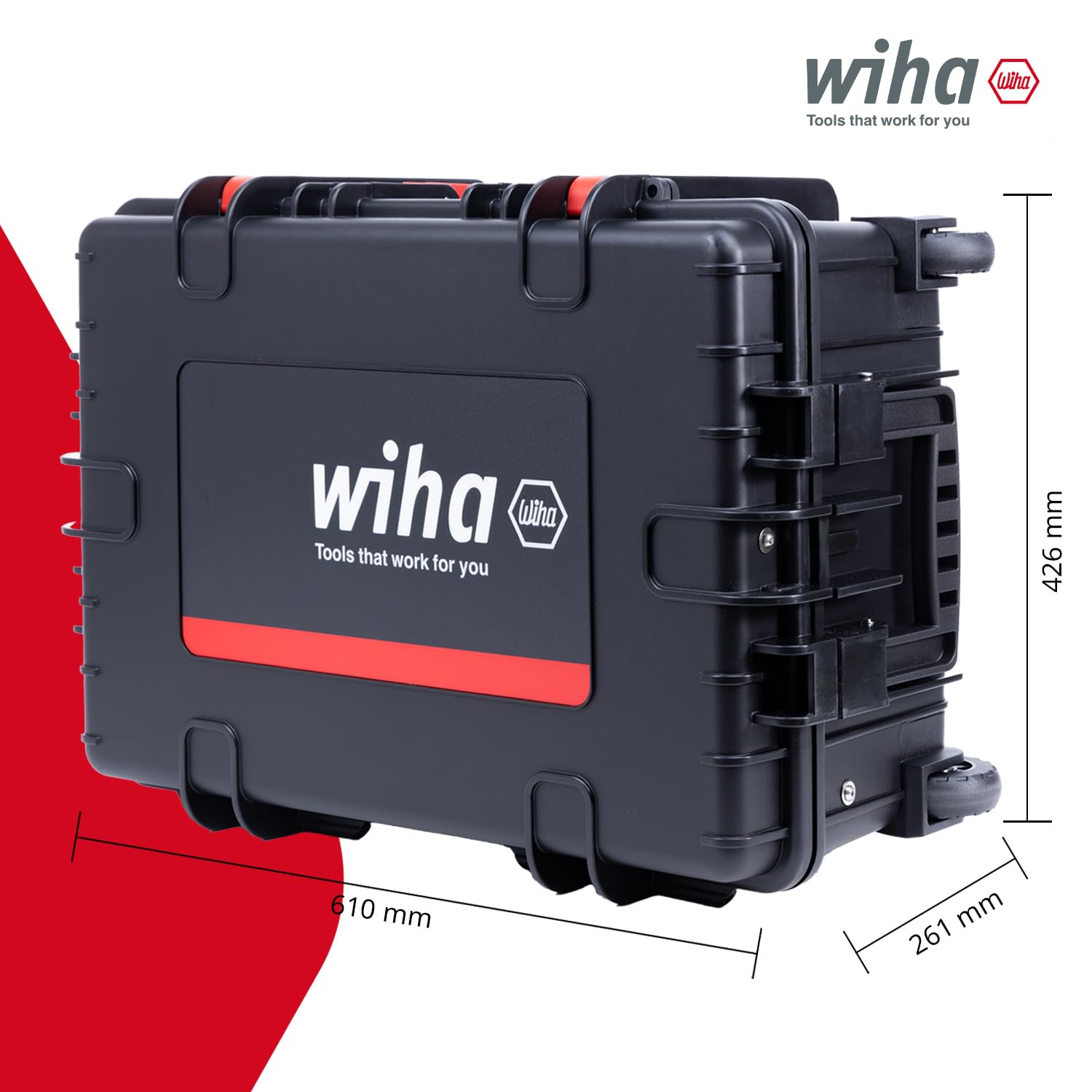 Wiha Werkzeug Set Elektriker Competence XXL II I Elektriker Werkzeugkoffer 112-teilig I VDE isolierte Werkzeuge I robuster Trolleykoffer I ideal für den Profi-Einsatz (42069) | (42069) VDE isolierte Werkzeuge I robuster Trolleykoffer I ideal für Profi-Ein