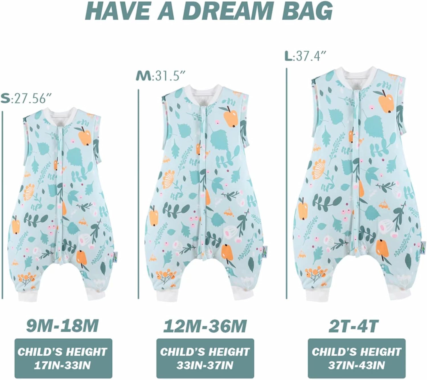 Baby Wearable Blanket with Long Sleeves, 2t-4t Pajamas Sleep Suit for Babies Baby Wearable Blanket with Long Sleeves Lyocell Thermostatic Fiber Toddler Sleeping Sack : Baby