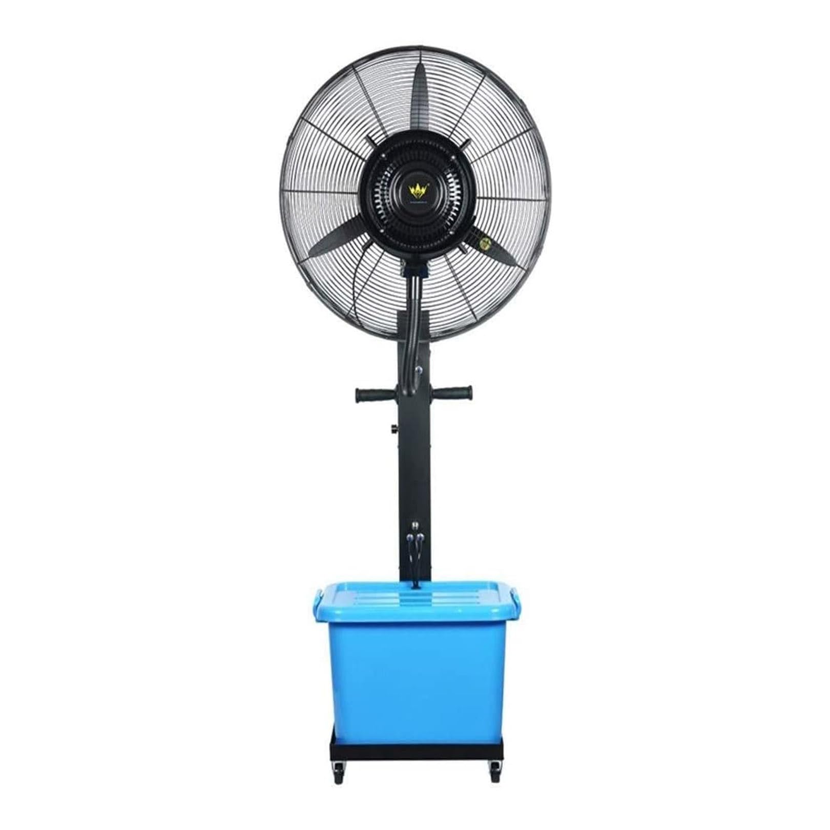 asdchZen Large Oscillating Misting Fan, High Power Industrial Spray Fan For Cooling Humidification, Commercial Quiet Atomization Fan For Factory Floor