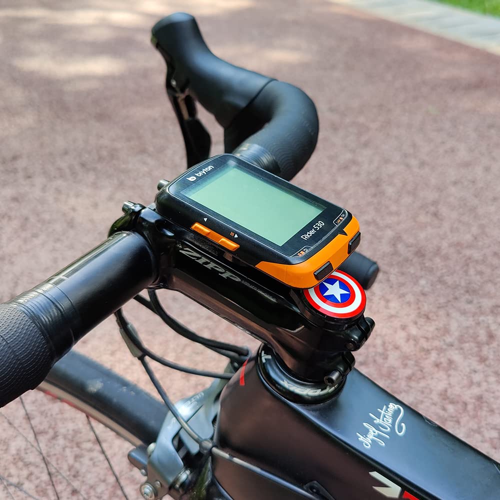 Cestbon Out Front Road Mountian Fahrrad Vorbau Lenker Verstellbare Halterung für Garmin Edge Wahoo Elemnt Bryton Rider Stages Dash Hammerhead Karoo (Schwarz)