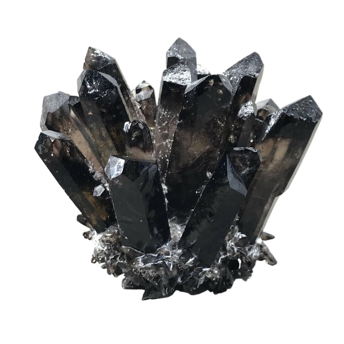 AARTERZZA 1ocs 600-650g Black Quartz Cluster Crystal
