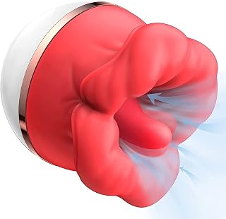 Erótico Língua Vibrador Feminino Varinha Vários modos Ursinho 10 Modos de Vibrações Rosa