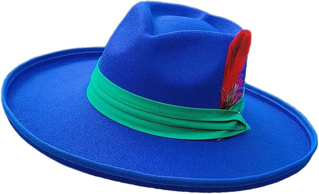 Love Fedora Hat Personality Big BRaised Jazz Hat Easter Winter Gentlemen Hat Women Panama