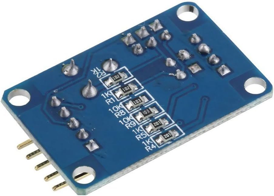 Top view of DollaTek PCF8591 module showing pin labels and components