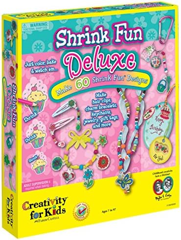 Creativity for Kids Shrink Fun Deluxe - Shrink Plastic Deluxe Activity Kit