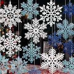 24 Pcs White, Blue, Dark Blue