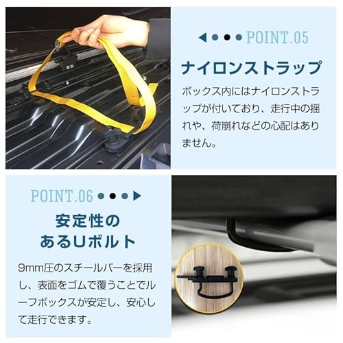 Kaitou ルーフボックス 450L ee326h