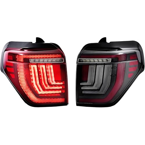 Morimoto XB LED Taillights Fits Toyota 4Runner 10-23, Plug and Play Taillight Assemblies (Smoked)