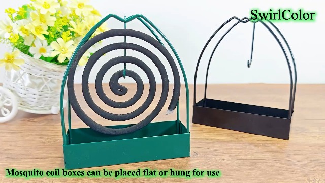 Porta Incenso Antizanzare In Ferro A Spirale – Supporto Per Bobine Zanzariere, Elegante, Per Campeggio E Casa - 4