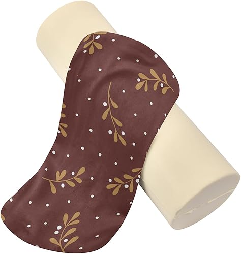 Miniatura 4 de Funda de almohada cervical de ramas de árbol de Navidad, cuello redondo, almohada redonda, decorativas, para almohada, soporte para el cuello,