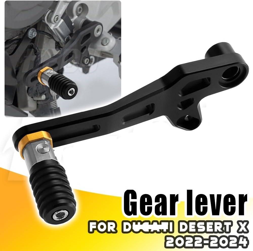 Motorbike Shifter For DesertX Motorcycle Adjustable Folding Gear Shifter Shift Pedal Lever For For Desert X 2022 2023 2024 Aluminum