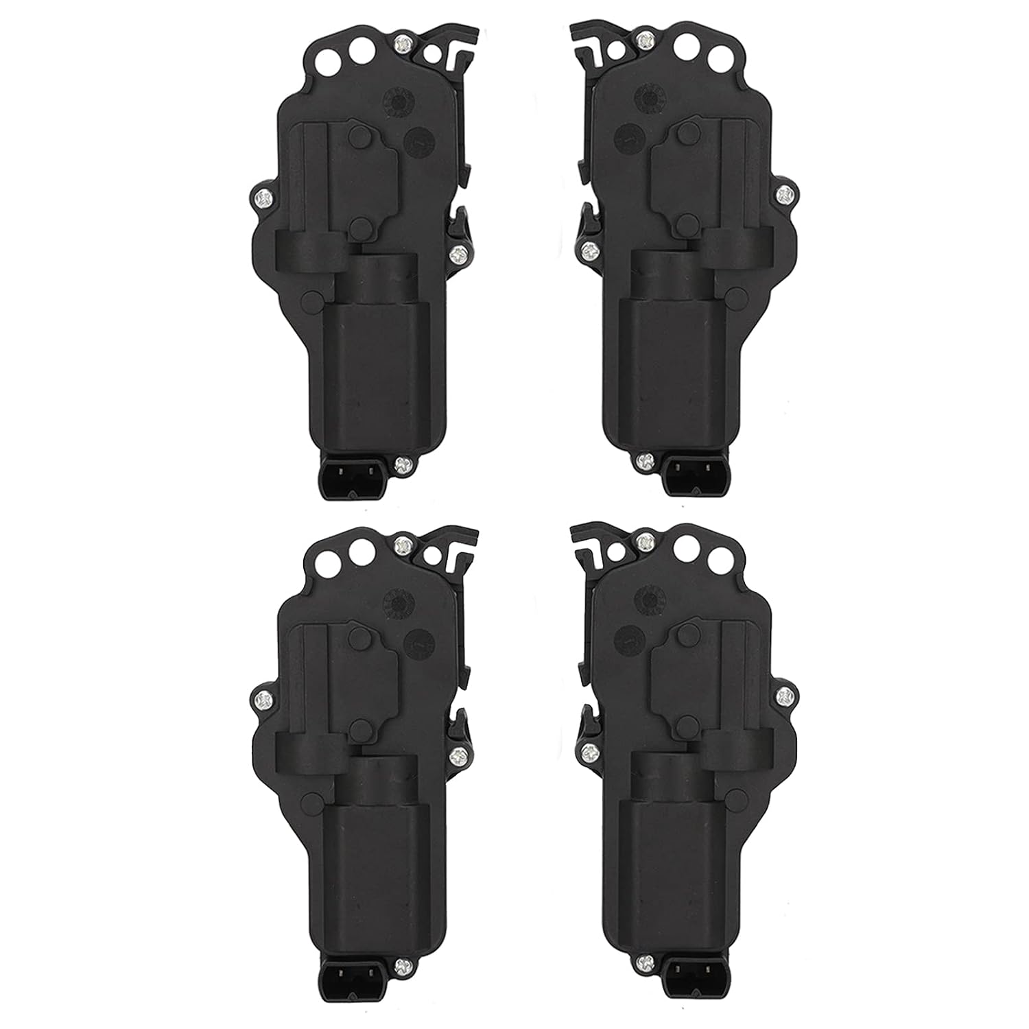 Power Door Lock Actuator 4 Pack Right & Left Side Compatible with Ford, Mercury, Mazda, Lincoln Vehicles - F150 F250 F350 Excursion Expedition Mustang - Replaces 746-148 6L3Z25218A43AA 6L3Z25218A42AA