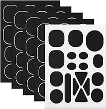 Fervalyna 20 Pieces Jacket Patches, Repair Stickers Self-Adhesive Patches, Patches for Down Jackets, Clothing Repair Patch, Self-Adhesive Patch for Repair Tent Coat (Black)