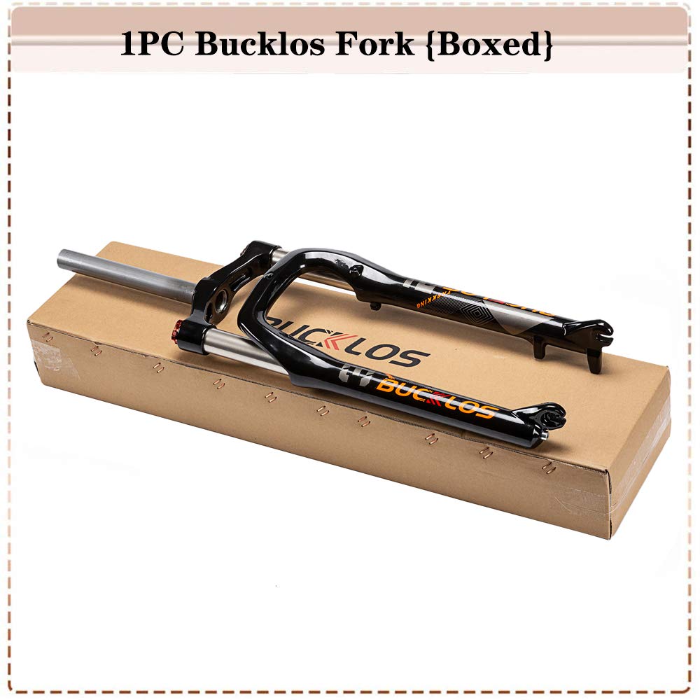 BUCKLOS ?US Stock 264.0 inch Fat Tire MTB Suspension Fork, 100mm Travel