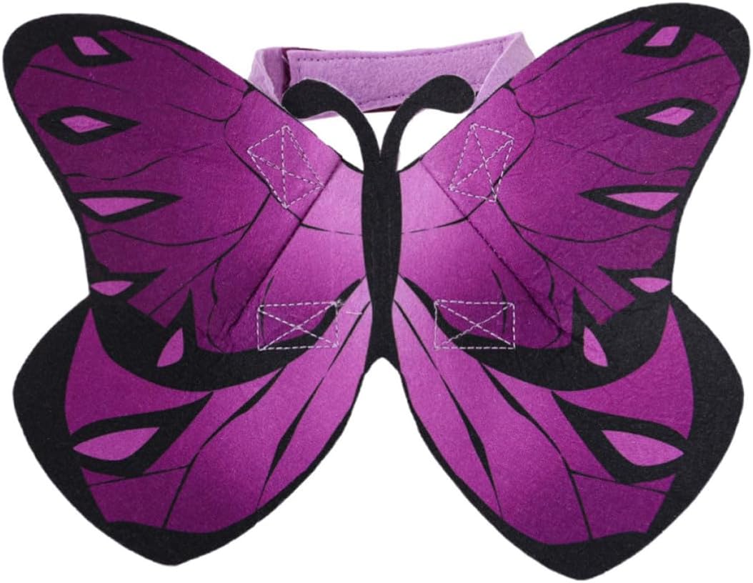 Cat Butterfly Wings Halloween Dress up Prop Purple Felt Costume