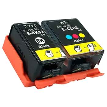 Amazon.co.jp: EPSON 用 IC4CL82 (ICBK82 ブラック + ICCL82 3色