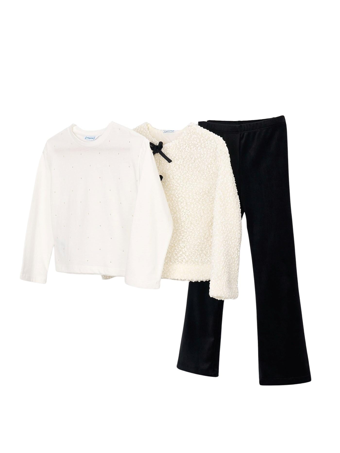 Mayoral Compl. Leggings Giacca per Bambine e Ragazze Nero